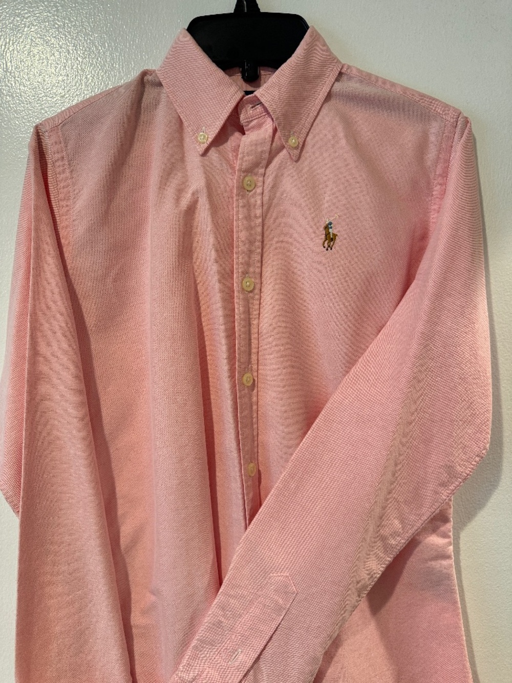 Ralph Lauren Slim Fit Button Down Pink Shirt